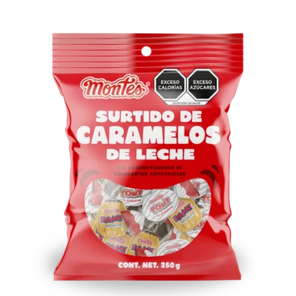 Surtido de caramelos de leche: 250g