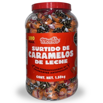 Surtido de caramelos de leche: Vitrolero